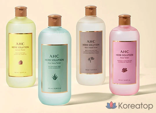 Тоник для тела AHC Herb Solution Rose, 500 мл, 1 шт.