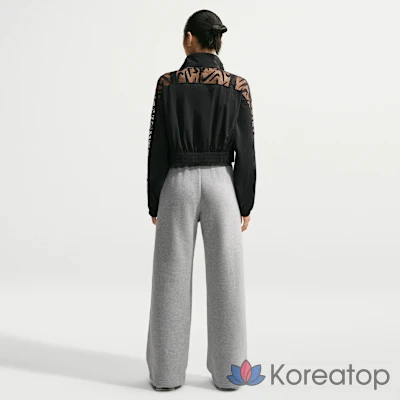 Брюки женские Nike Studio Fleece Medium Weight Mid-Rise Wide Leg Pants, фото 5
