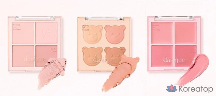 Румяна Dasique Blending Mood Cheek, 8 г, 16 штук, оттенок 