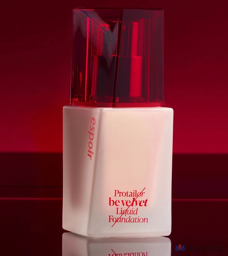 Тональный крем Espoir Pro Tailor Be Velvet SPF22 PA++ 30 г, 1 шт., оттенок Tan, фото 4