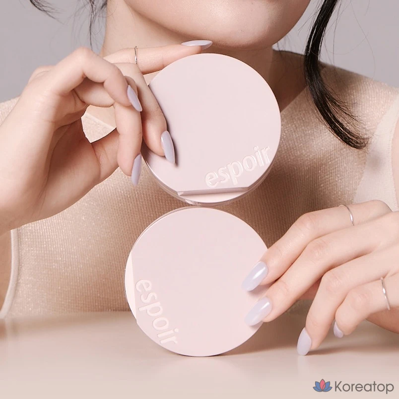 Набор тональных кремов Espoir Benatural Cushion 14 г + сменный блок 14 г, № 21, цвет слоновой кости, 1 шт., фото 7