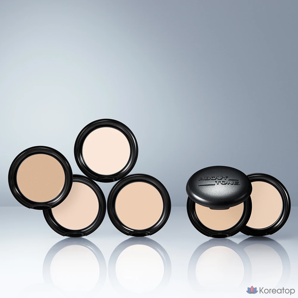 Пудра-компакт ABOUT TONE Blur Powder Pact, оттенок 4 Tan, 9 г, 1 шт., фото 4