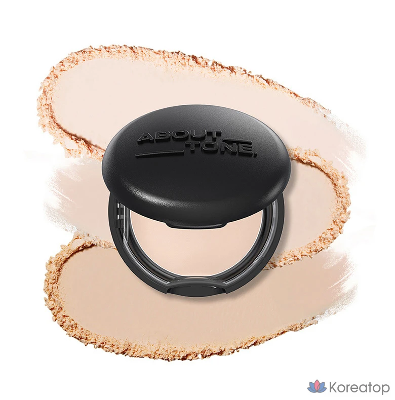 Пудра-компакт ABOUT TONE Blur Powder Pact, оттенок 4 Tan, 9 г, 1 шт., фото 5