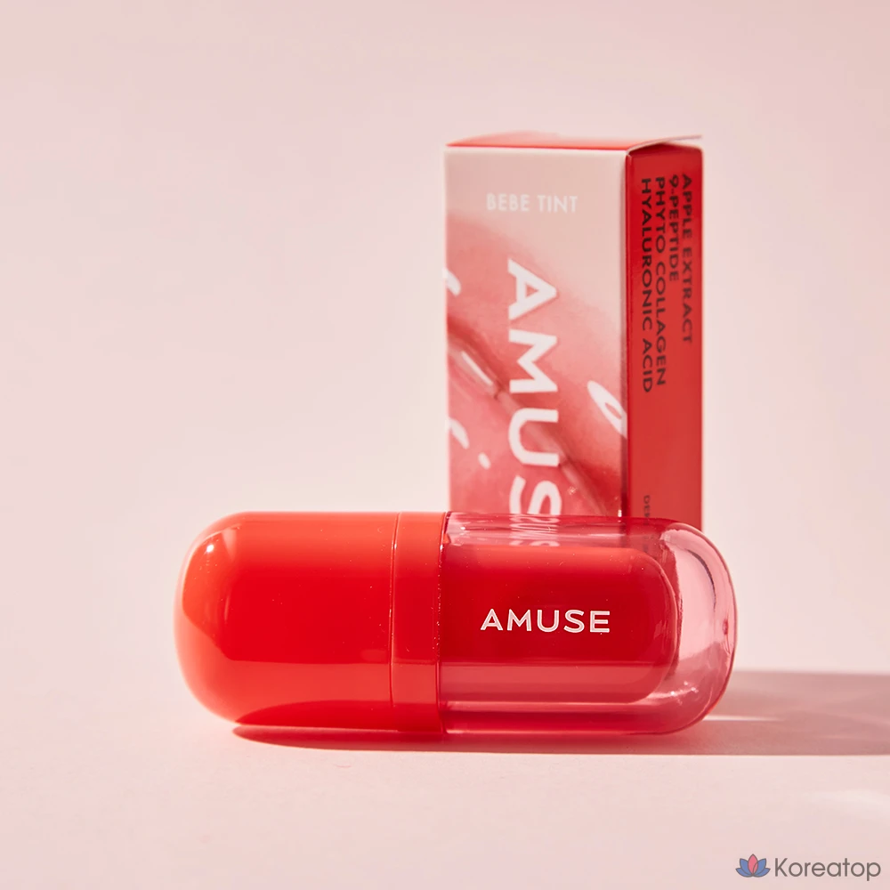 Тинт для губ AMUSE Bebe Tint, оттенок 04 Apple Like, 1 шт., фото 2