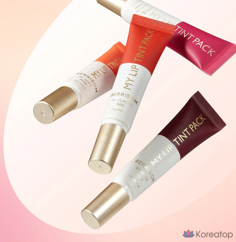 Набор тинтов для губ Berrisom My Lip Tint Pack, сливово-ягодный, 15 г, 1 шт., фото 6