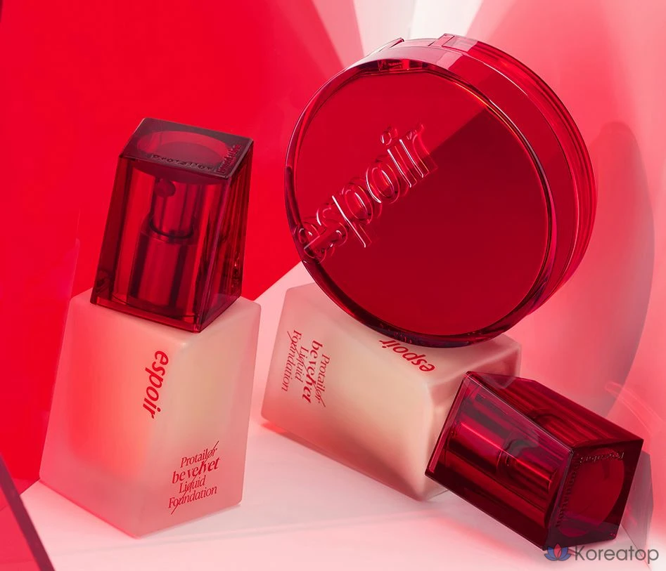 Тональный крем Espoir Pro Tailor Be Velvet SPF22 PA++ 30 г, 1 шт., оттенок Tan, фото 7