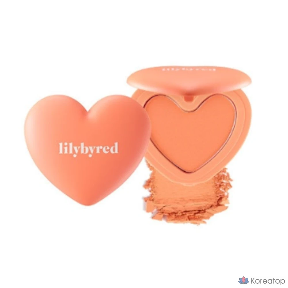 Румяна Lilybyred Love Beam Cheek Blusher 4,7 г, 03 Flush Orange, Fresh Beam, 1 шт.