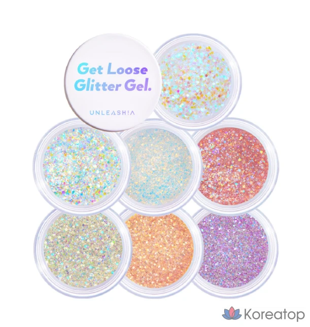 Набор мини-теней для век Unleashia Glitter Gel Mini Eyeshadow, 1 шт., N 5 Diamond Stealer, фото 3