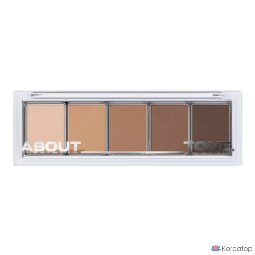 Палитра теней для век ABOUT TONE Return to Basics, оттенок 05 Капучино, 1 шт.