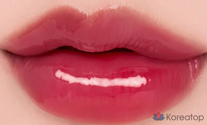 Блеск для губ ROM&ND Glasting Color Gloss Lip Tint, оттенок 08 Cherry Up, 1 шт., фото 2