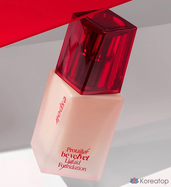 Тональный крем Espoir Pro Tailor Be Velvet SPF22 PA++ 30 г, 1 шт., цвет слоновой кости, фото 3