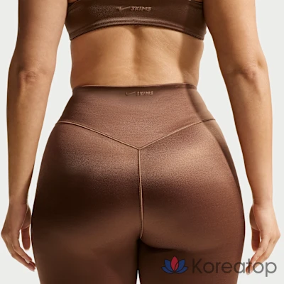 Леггинсы женские Nike Satin Shine High-Waist Bonded 26 Inch, фото 9