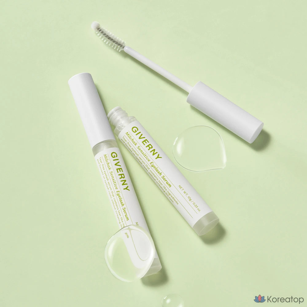 Сыворотка для чувствительных ресниц Giverny Close-Fit, питательная сыворотка для ресниц, 8 г, 1 шт.