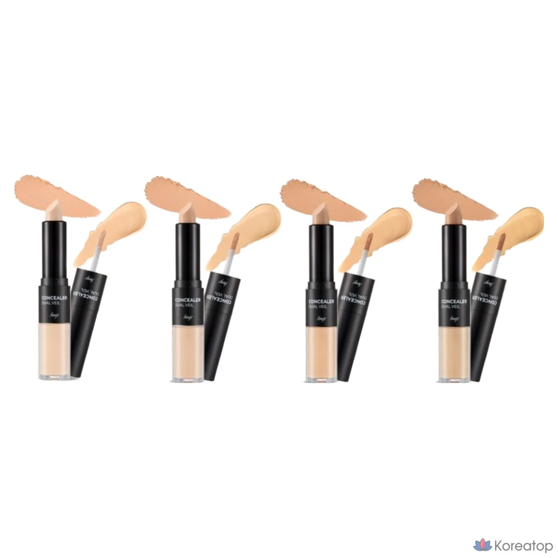 Консилер FMGT Dual Veil, 1 шт., N203 Натуральный бежевый, фото 5