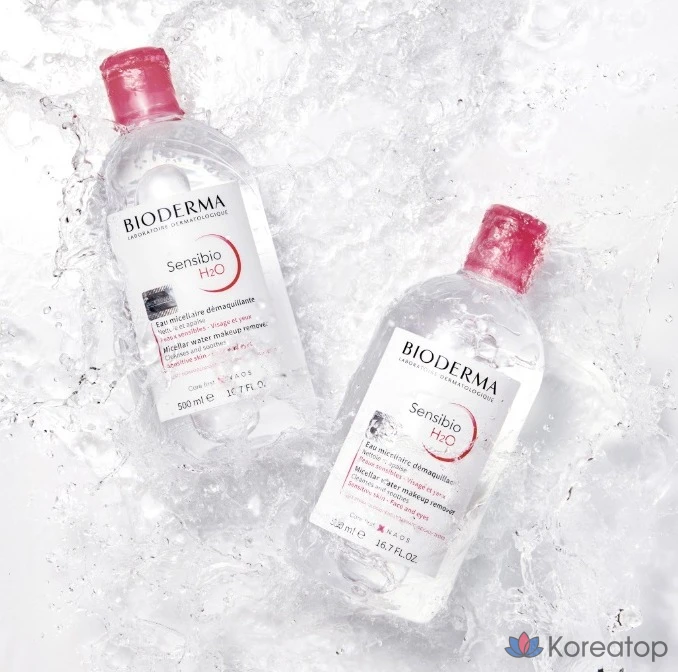 Набор очищающей воды Bioderma Sensibio H2O, 3 предмета, 3 комплекта, фото 4
