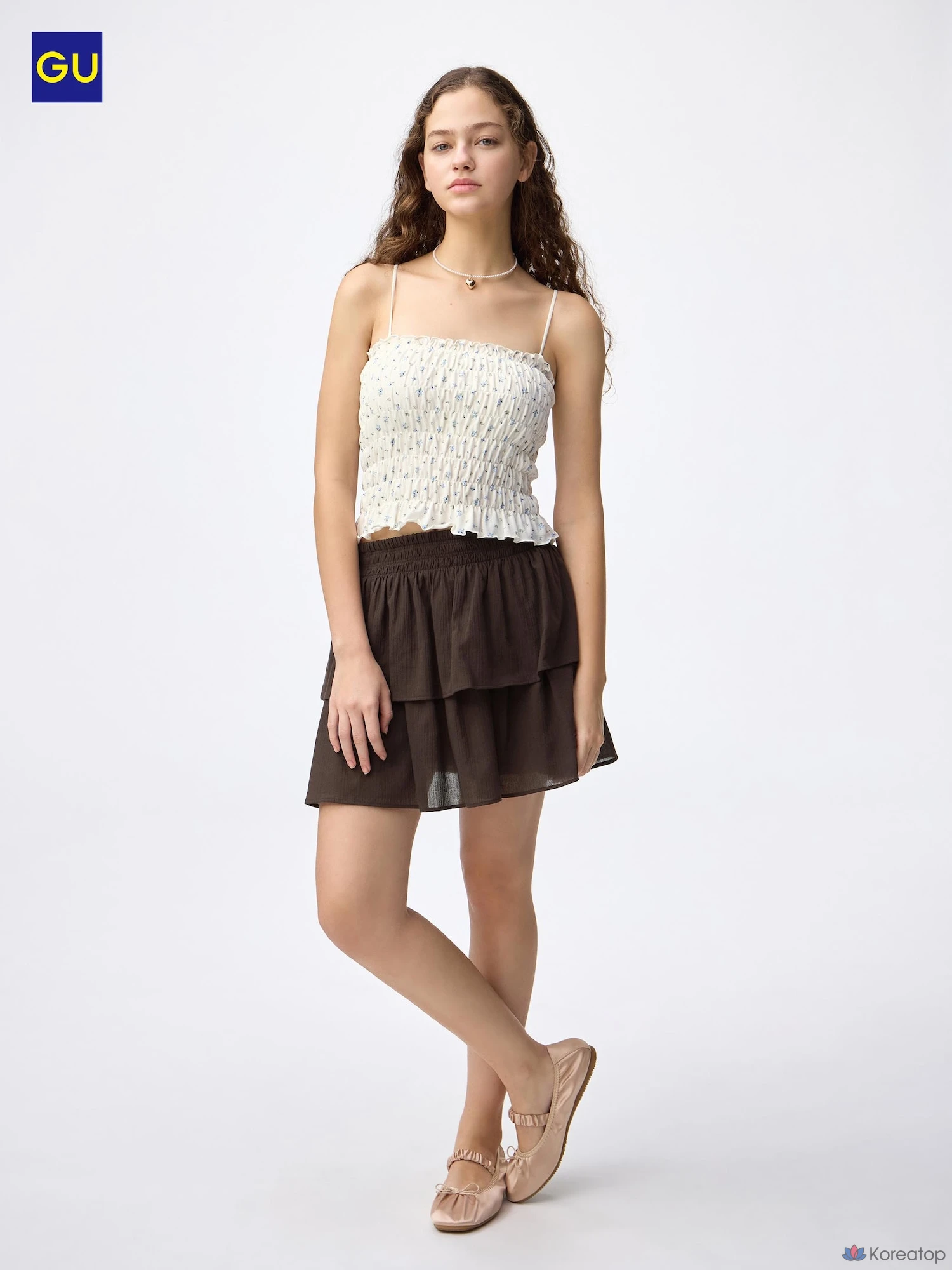 Юбка-шорты Uniqlo Tiered Skorts