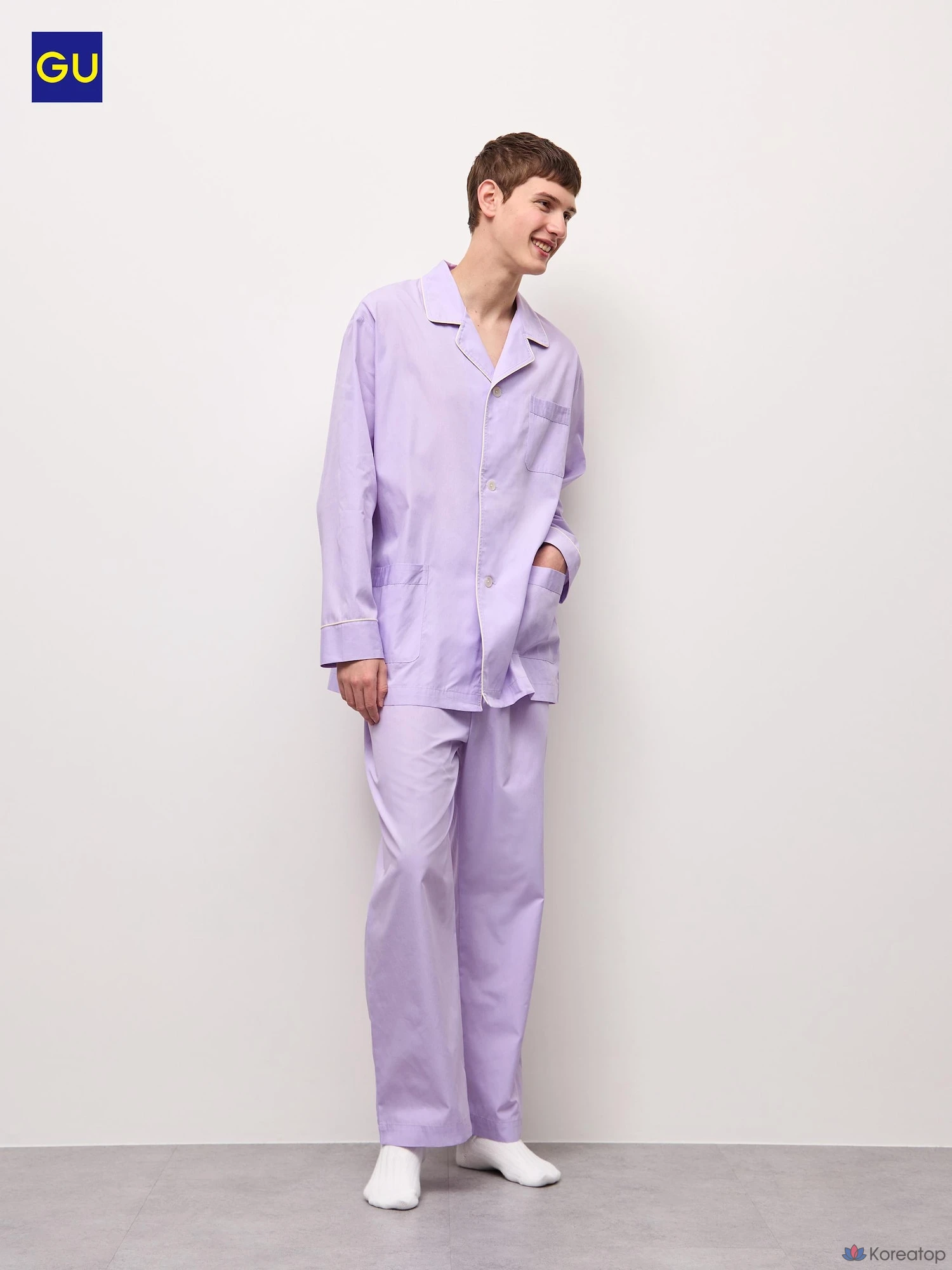 Пижама Uniqlo Broadcloth Pajamas (Long Sleeve)