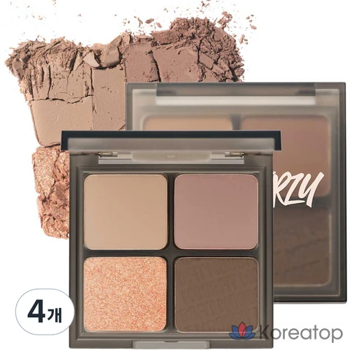Палетка теней MERZY Mood Fit, оттенок Drauzy Nude, 1 шт.