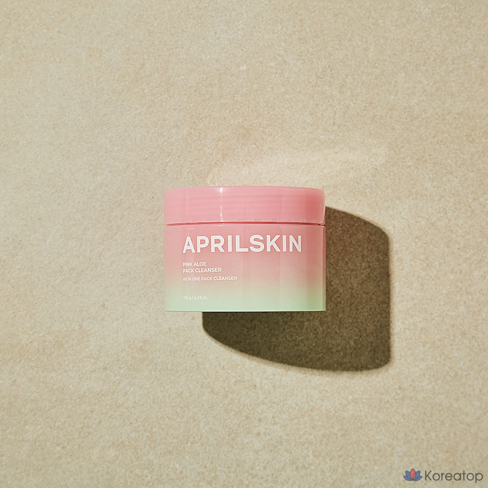 Очищающая маска April Skin Pink Aloe Pack, 1 шт., 120 г