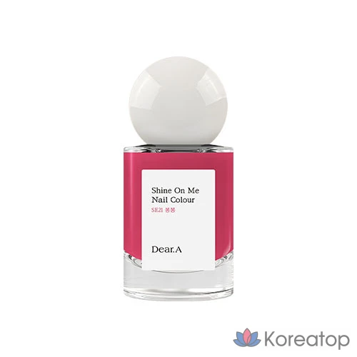 Лак для ногтей Dear.A Shine On Me, прозрачный, глянцевый, самоклеящийся, 1 шт., SE21 Bonbon, 11 мл.