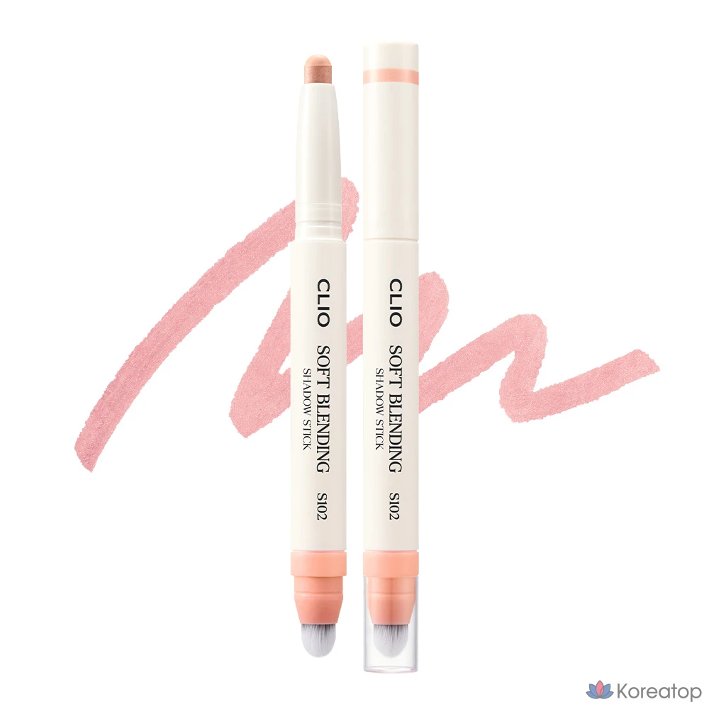Карандаш для растушевки теней Clio Soft Blending Shadow Stick, S102 Favorite Peach, 1 шт.