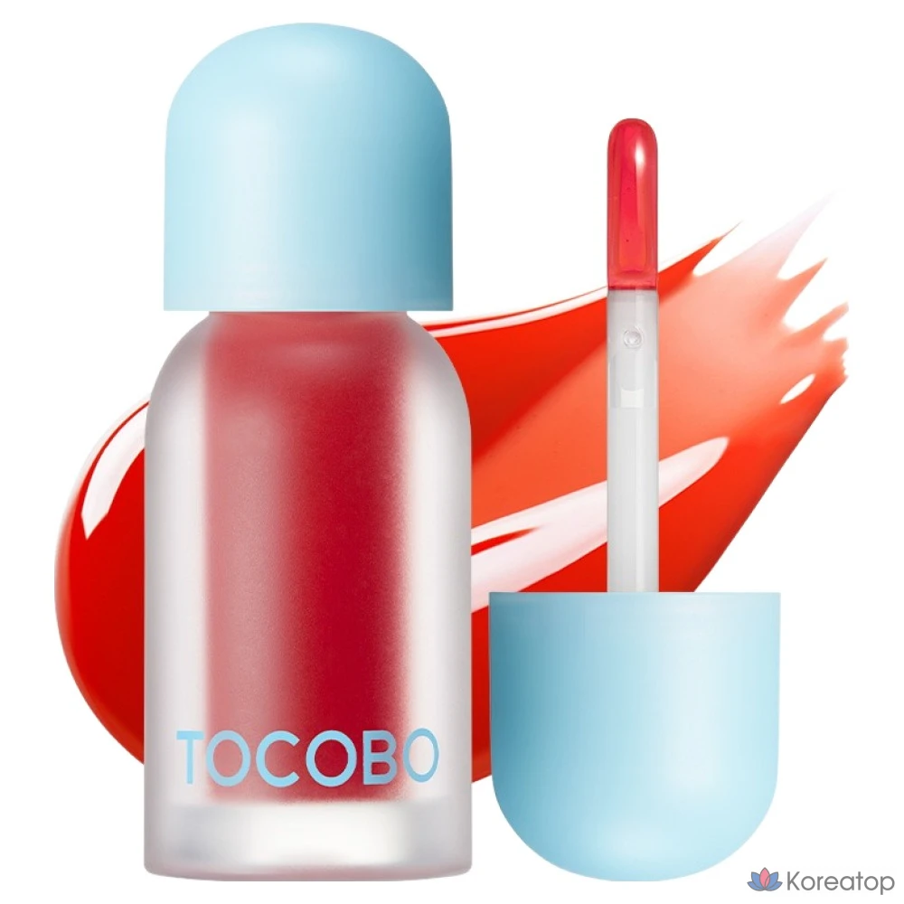 Масло для губ Tocobo Juicy Berry Plumping Lip Oil, оттенок 01 Chili Red, 4 г, 1 шт.