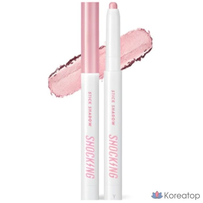 Тональные тени-карандаш Tony Moly The Shocking Color Fixing Stick Shadow 1 г, № 5 PINK (Pink Bouquet), 1 шт.