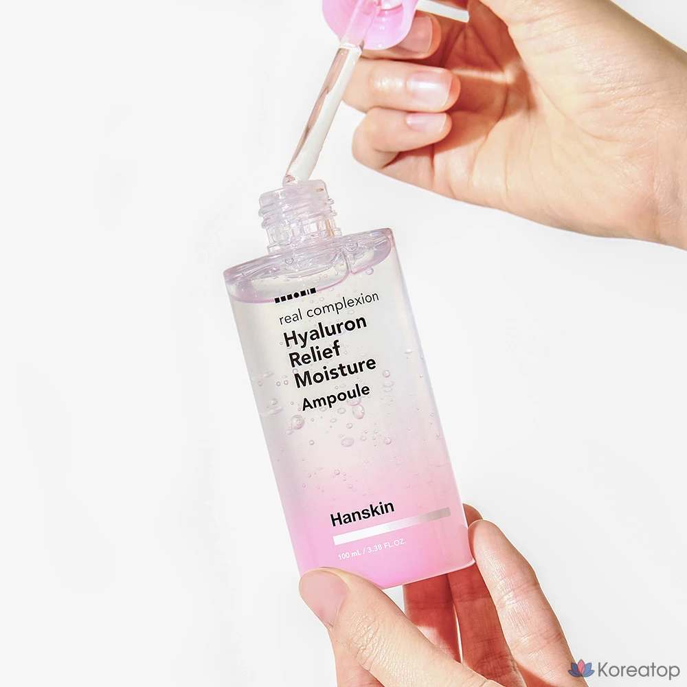 Увлажняющая ампула HANSKIN Real Complexion с гиалуроновой кислотой, 1 шт., 100 мл