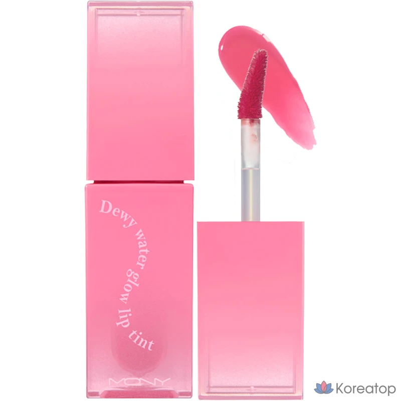 Тинт для губ Mqny New York Dewy Water Glow Tint, оттенок 02 Candied Pink, 3,5 г, 1 шт.