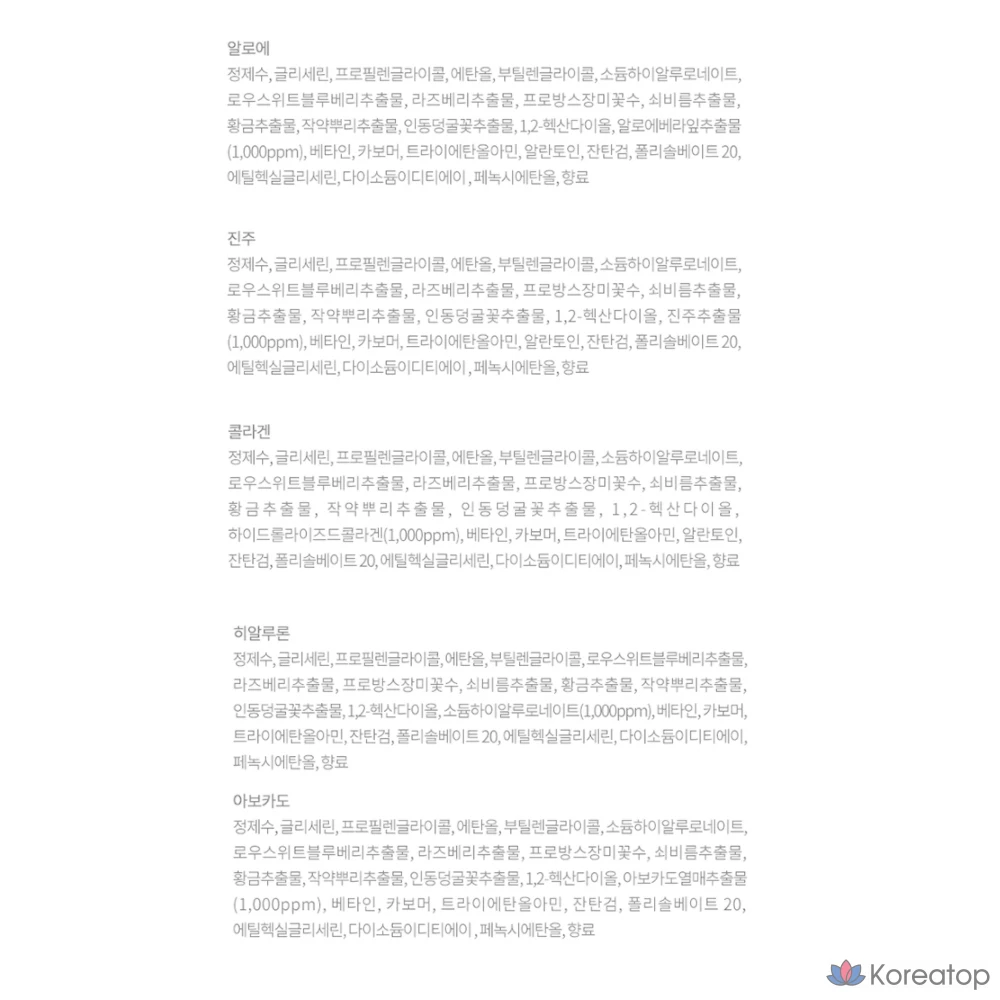 Набор натуральных увлажняющих масок Eunyul: алоэ вера 10 пенсов + коллаген 10 пенсов + жемчуг 10 пенсов + гиалуроновая кислота 10 пенсов + авокадо 10 пенсов, 50 штук, 4 упаковки., фото 6