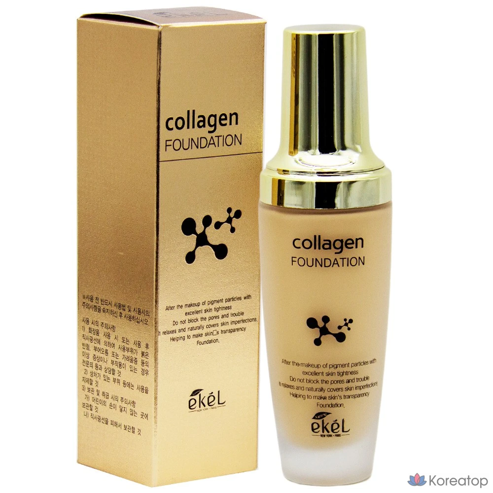 Ekel Ekel Collagen Foundation № 23 – натуральный бежевый, 1 шт.
