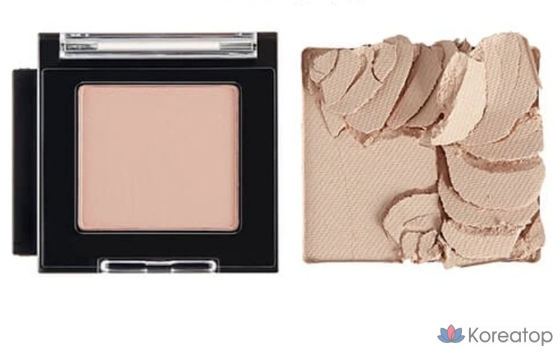 Матовые тени для век FMGT Mono Cube Eyeshadow Matte, BE02 Amber Butter, 1 шт., фото 4