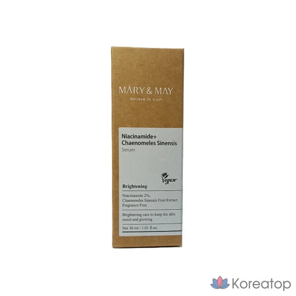 Ниацинамид Мэри и Мэй + сыворотка Chaenomeles Sinensis, 1 шт., фото 6