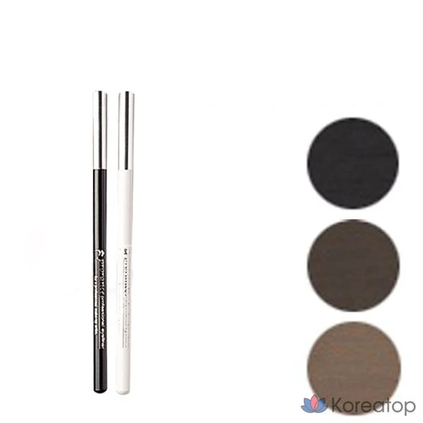 Карандаш для подводки глаз Prolance Professional Wood Eyeliner Pencil, № 04, темно-коричневый, 1 шт.