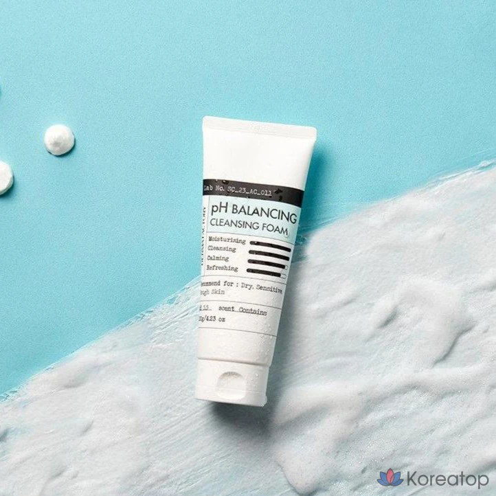 Очищающая пенка для лица Derma Factory Panthenol с pH-балансом, 120 г, 1 шт.