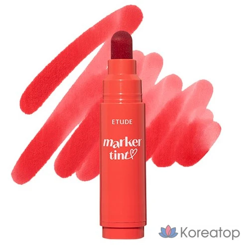 Маркер Etude House Dear Darling, оттенок 0, цвет «Яблочная конфета», 1 шт.