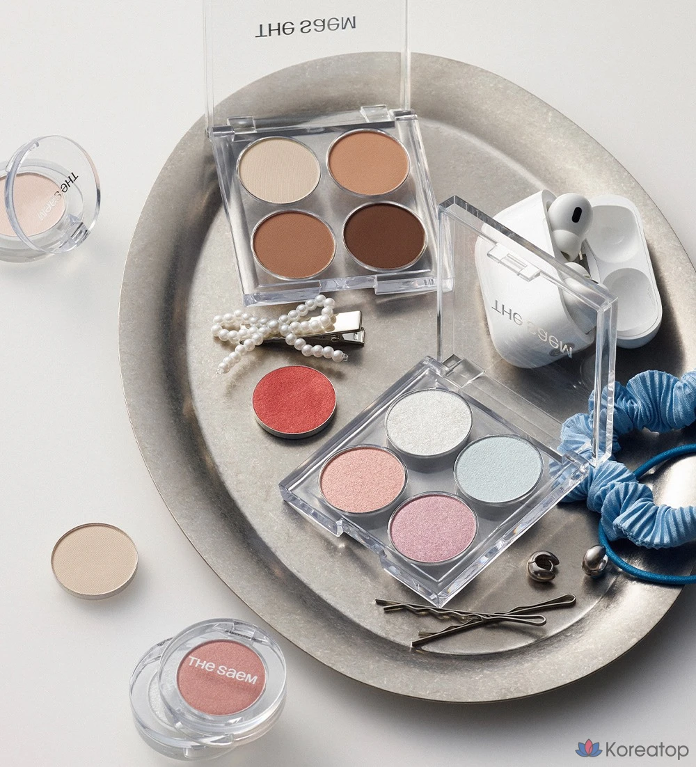 Матовые тени для век The Saem Sammul Single Shadow Matte, PP02 Muiryhan Vine, 1 шт., фото 9