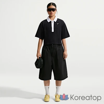Поло женское Nike Sportswear Oversized Short-Sleeve Polo, фото 4