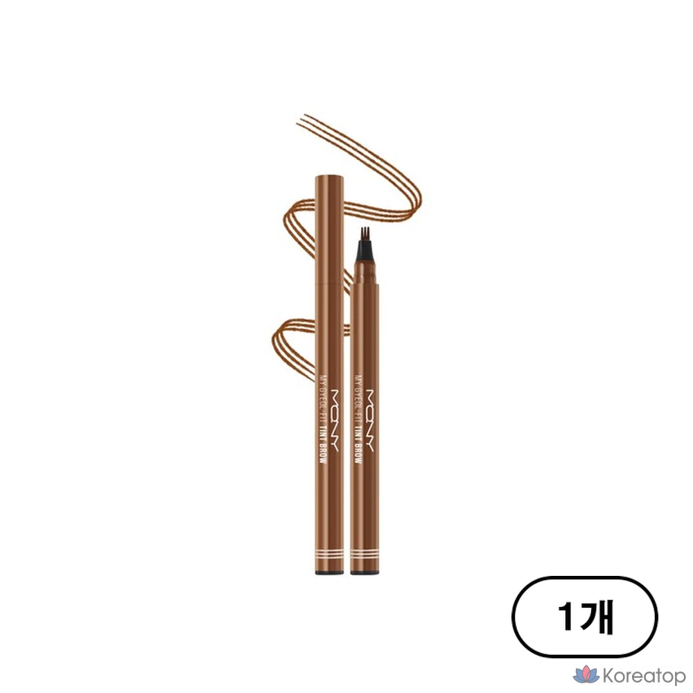 Тинт для бровей Mqny New York My Fit, 0,8 г, натуральный коричневый, 1 шт.