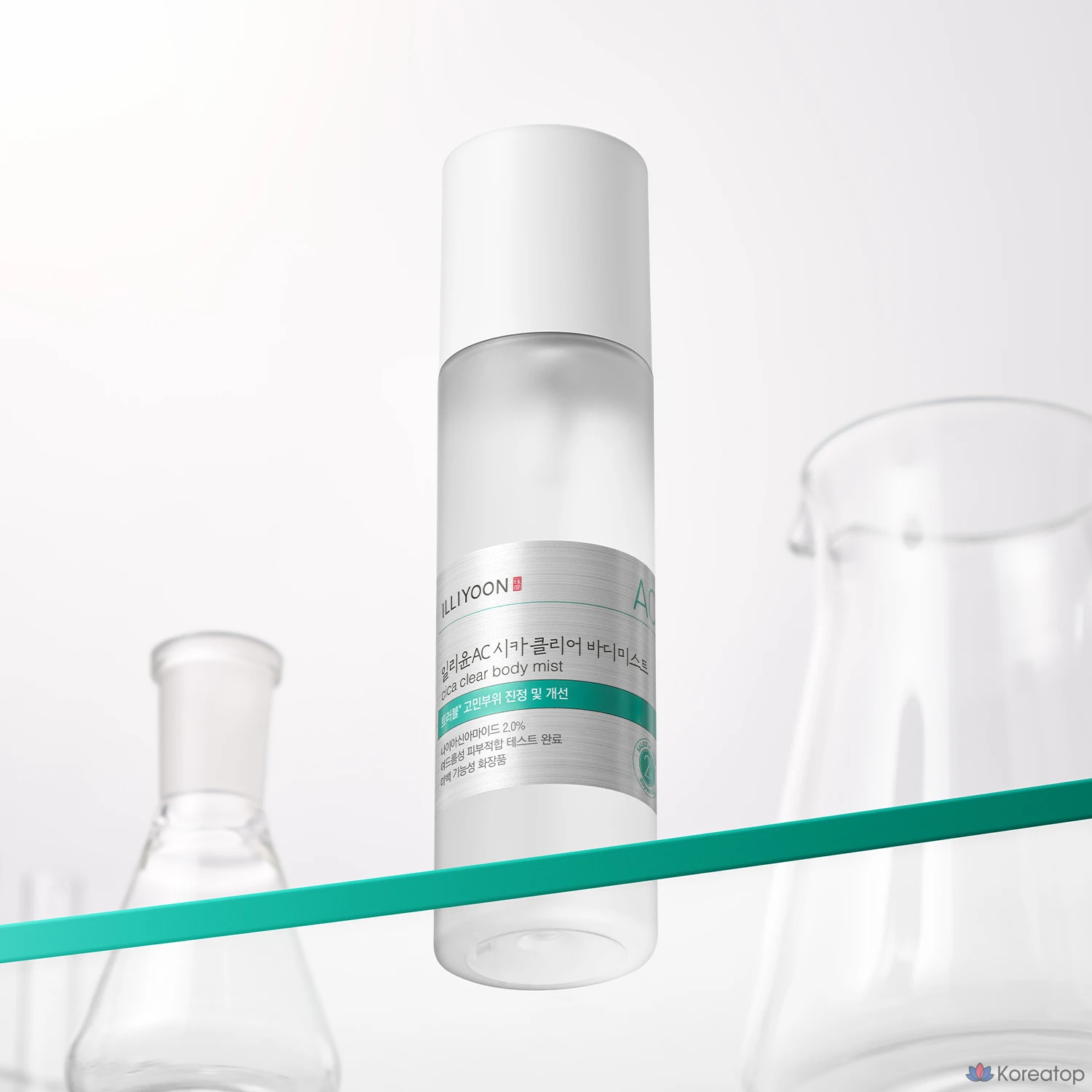 Illiyoon AC Cica Clear Body Mist, аромат зеленой мяты, 200 мл, 1 шт.