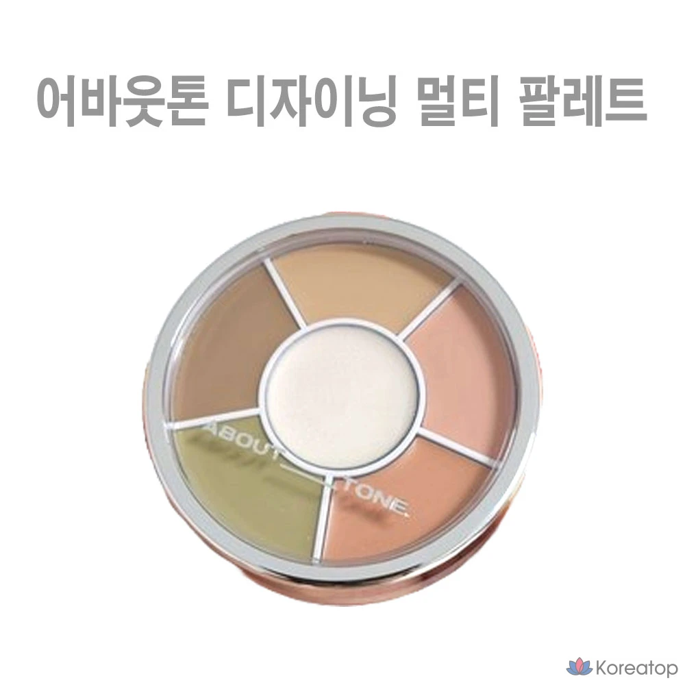 Палитра теней ABOUT TONE Designing Multi Palette 6,5 г, 1 шт., AT01 Basic