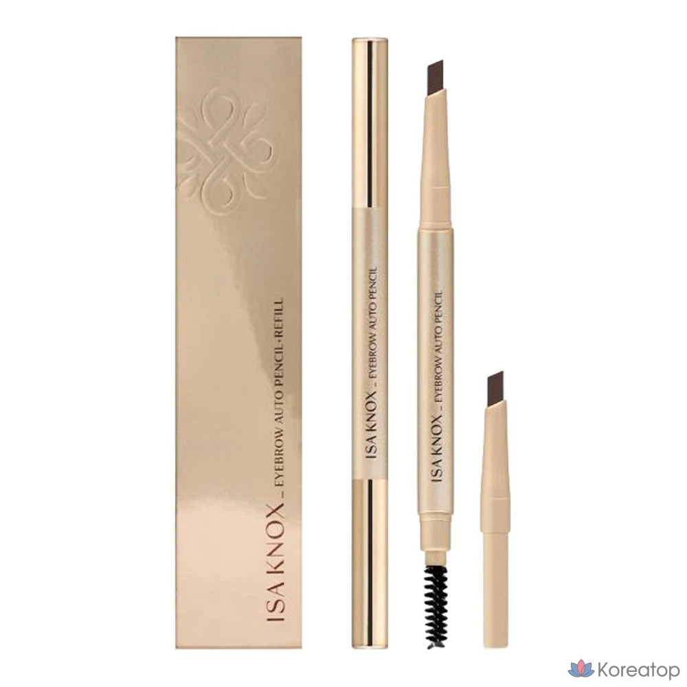 Карандаш для бровей Isa Knox Eyebrow Auto Pencil Triangle Pencil, серый, 1 шт.