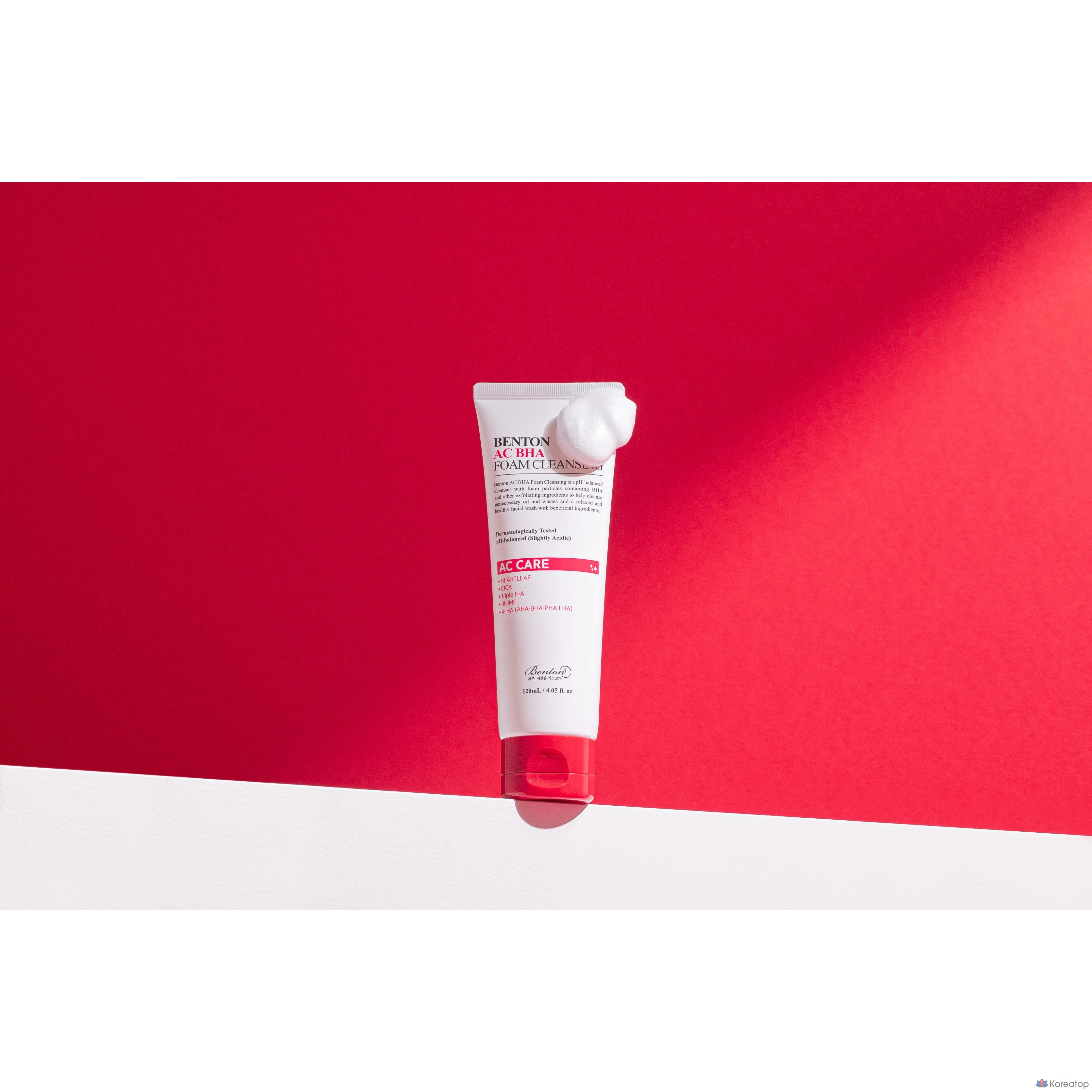 Пенка для умывания от акне Benton AC BHA, 120 мл, 1 шт.