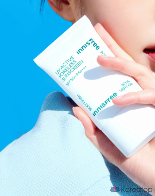 Солнцезащитный крем Innisfree UV Active Poreless Sunscreen SPF50+ PA++++, 50 мл, 1 шт.