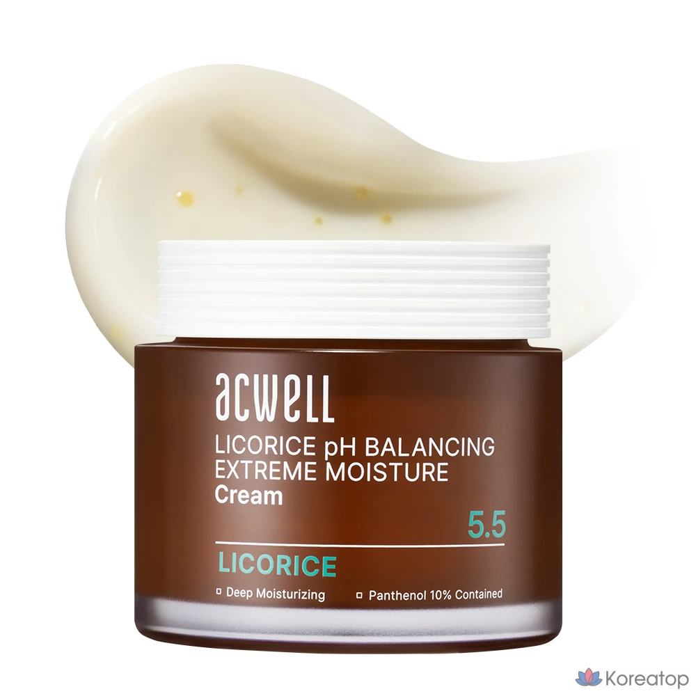 Увлажняющий крем Acwell Licorice Balancing Extreme Moisture Cream, 55 мл, 1 шт.