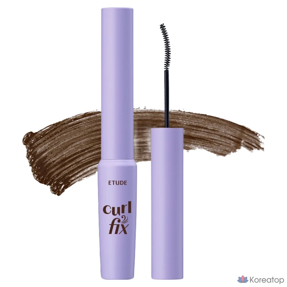 Тушь для ресниц Etude House Curl Fix Skinny Mascara, 3 г, 1 шт., оттенок 02 (коричневый).
