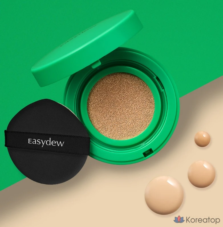 Кушон Easydew Mela B Toning Ampoule Cushion Refill Puff, оттенок 23 Beige, 13 г, 1 шт., фото 4