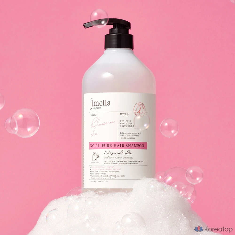 Жевательный шампунь для волос Jmella Pure Blossom с цветочно-ягодным ароматом, 1 л, 1 шт., фото 2