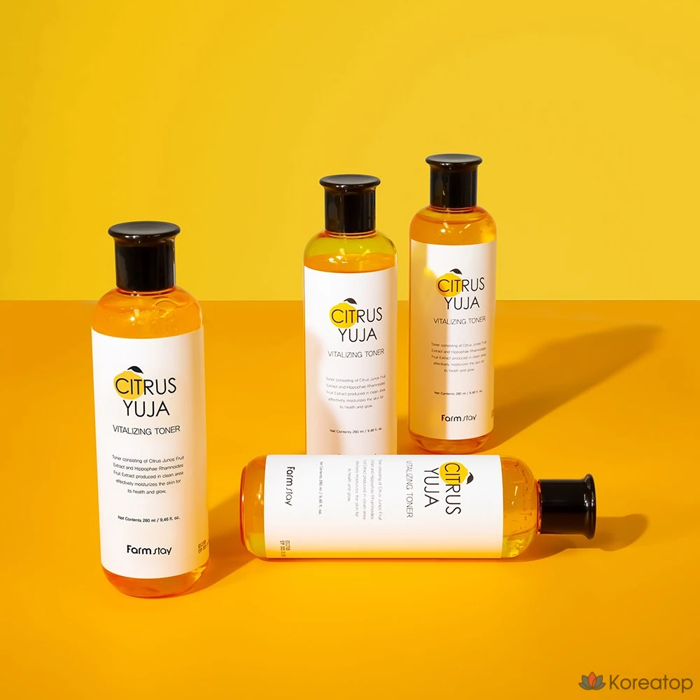 FarmStay Citrus Yuzu Vitalizing Toner, 280 мл, 1 шт.