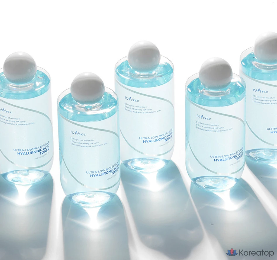 Тоник Isntree с ультранизкомолекулярной гиалуроновой кислотой, 300 мл, 1 шт.